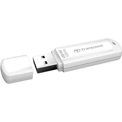 Transcend JetFlash® 730 USB-Stick 128 GB Weiß TS128GJF730 USB 3.2 Gen 1 (USB 3.0) Image