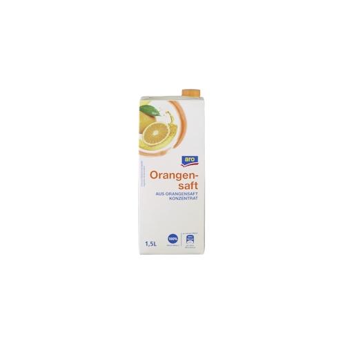 aro Orangensaft 100 % Fruchtgehalt 8 x 1,5 l (12 l)