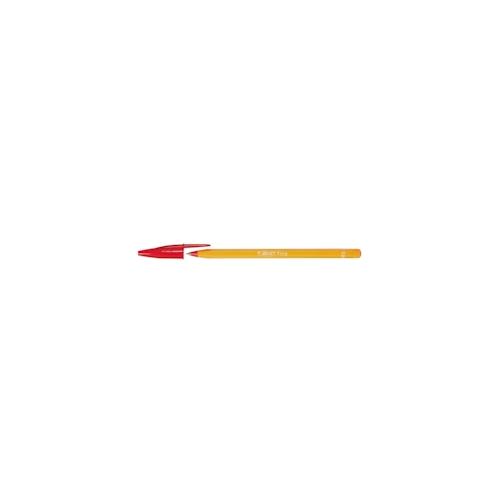 Kugelschreiber Orange, 0,35 mm, Schreibfarbe rot