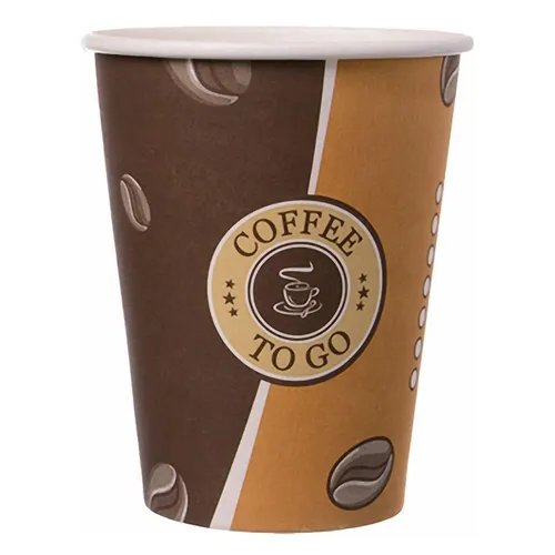 „200x Kaffeebecher Topline „“Coffee to go““ Pappe beschichtet 12oz. 300 ml“