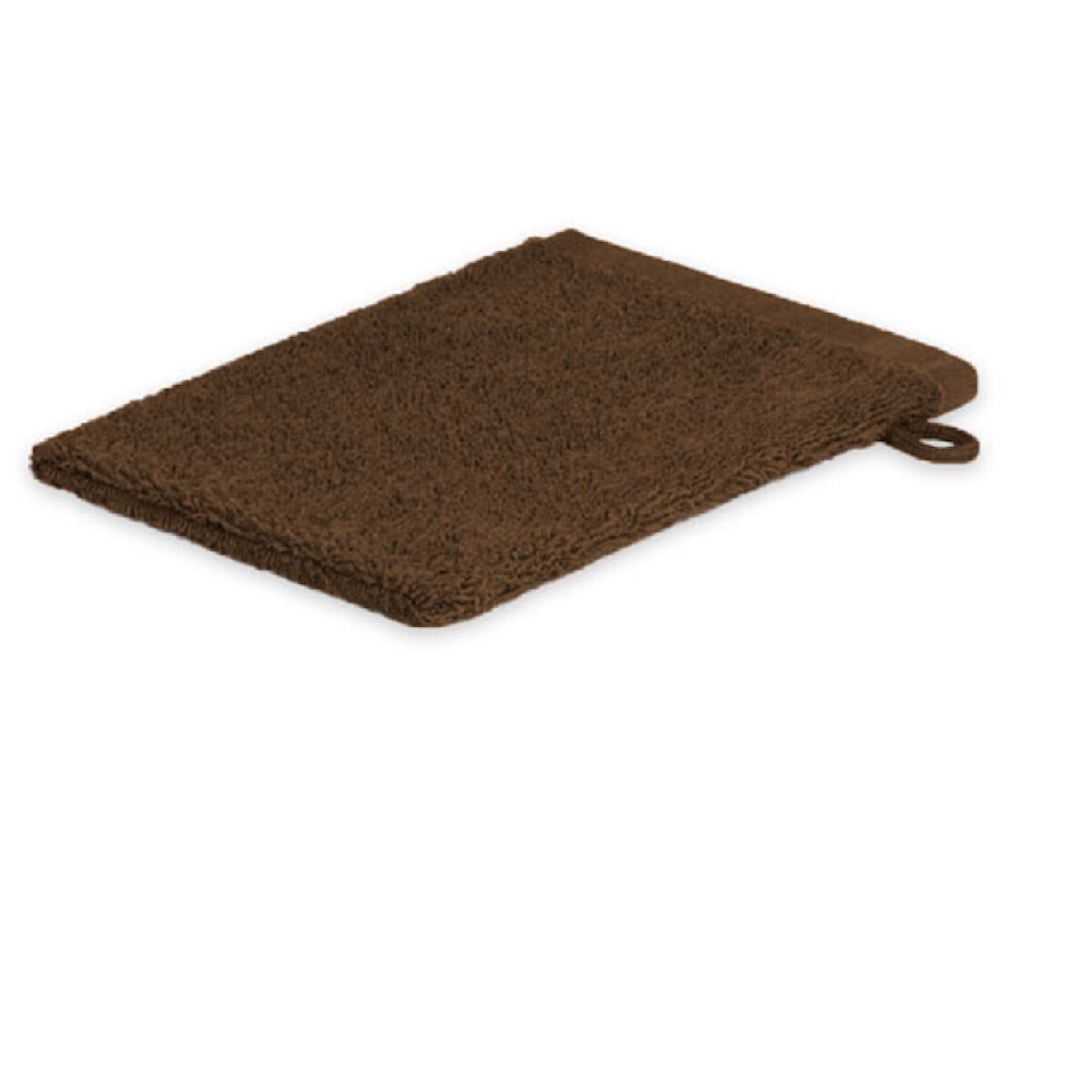 EXKLUSIV HEIMTEXTIL Handtuch 500g/m² Waschhandschuh 15 x 21 cm Schokobraun Hohe Qualität Image
