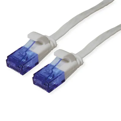 VALUE Patchkabel Kat.6A (Class EA) UTP, extra-flach, grau, 3 m Image