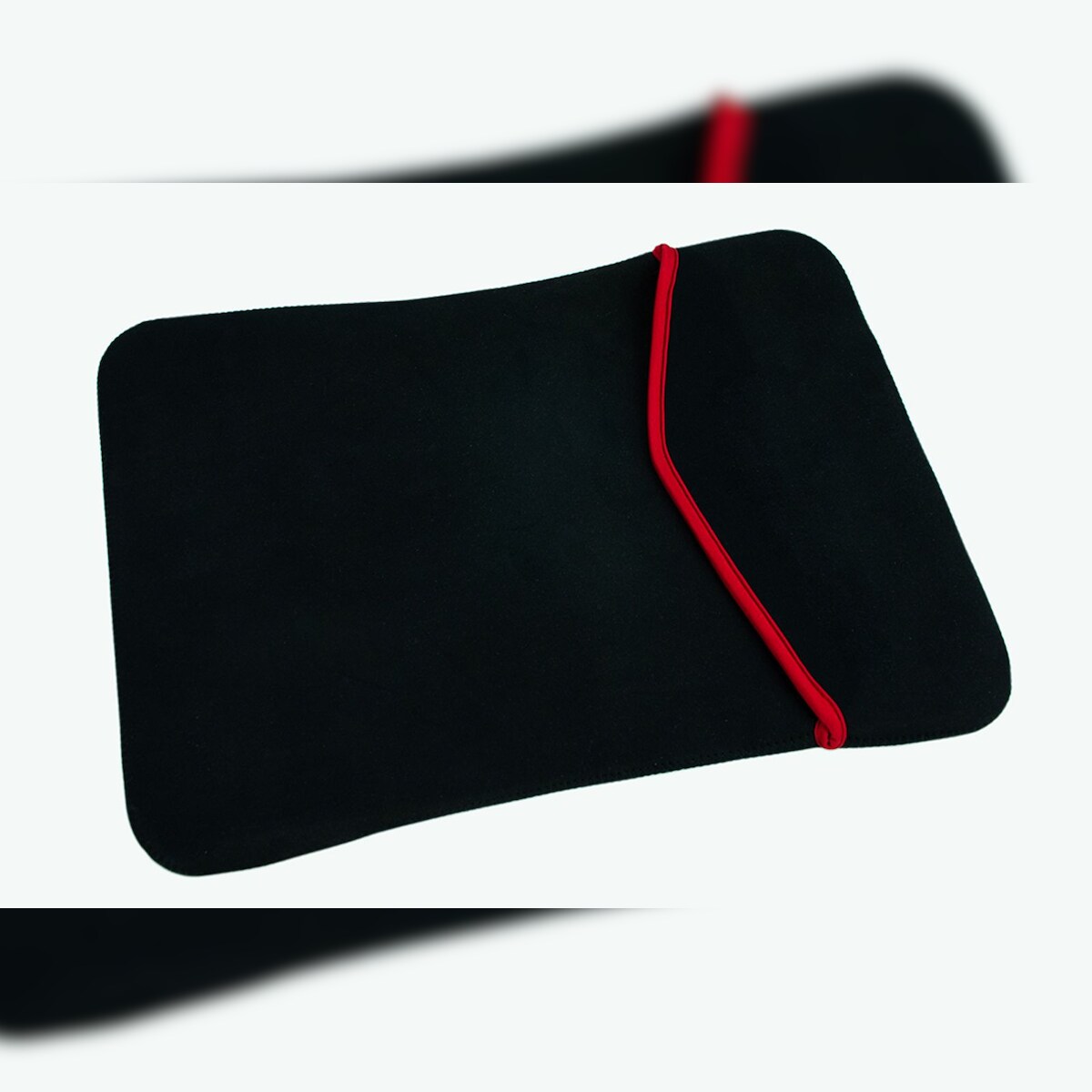 Gravidus Neopren Laptop Notebook Tasche Hülle Wendetasche 15,4 Schwarz Rot Image