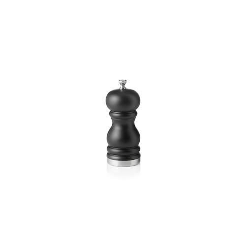 WAS Germany – Pfeffermühle mit Keramikmahlwerk, 11 cm, schwarz matt, Holz (2491011)