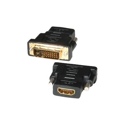 ROLINE HDMI-DVI Adapter, HDMI BU / DVI-D ST