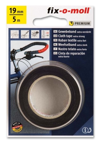 Gewebeband fix-o-moll 19mm schwarz Image