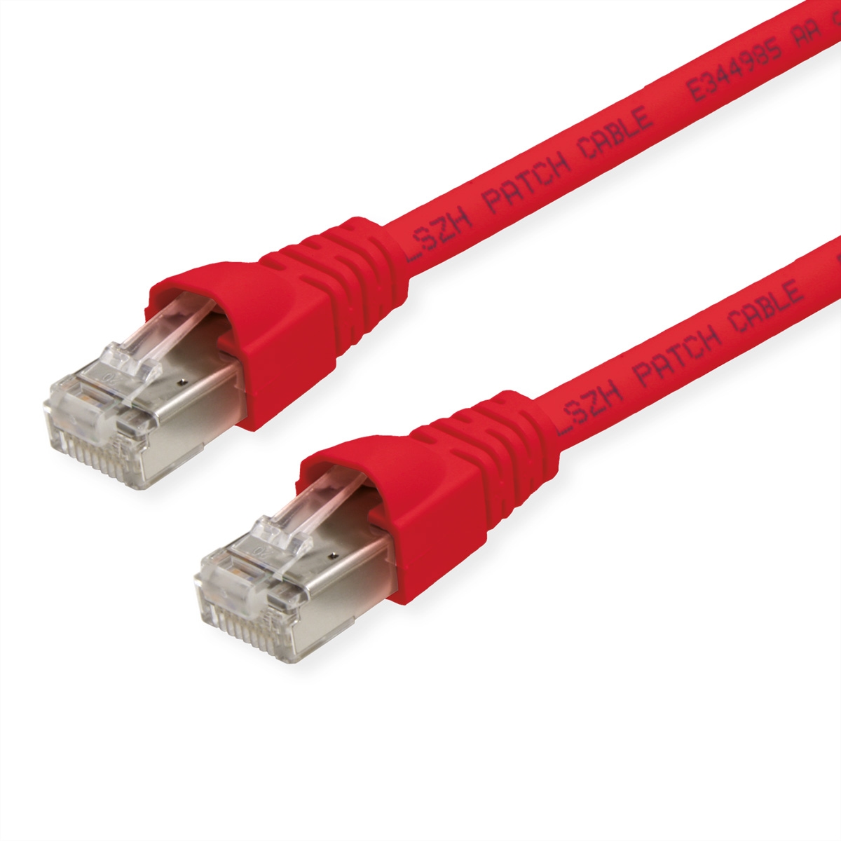 TELEGÄRTNER Patchkabel S/FTP, Cat.6A, LSOH, rot, 2 m Image