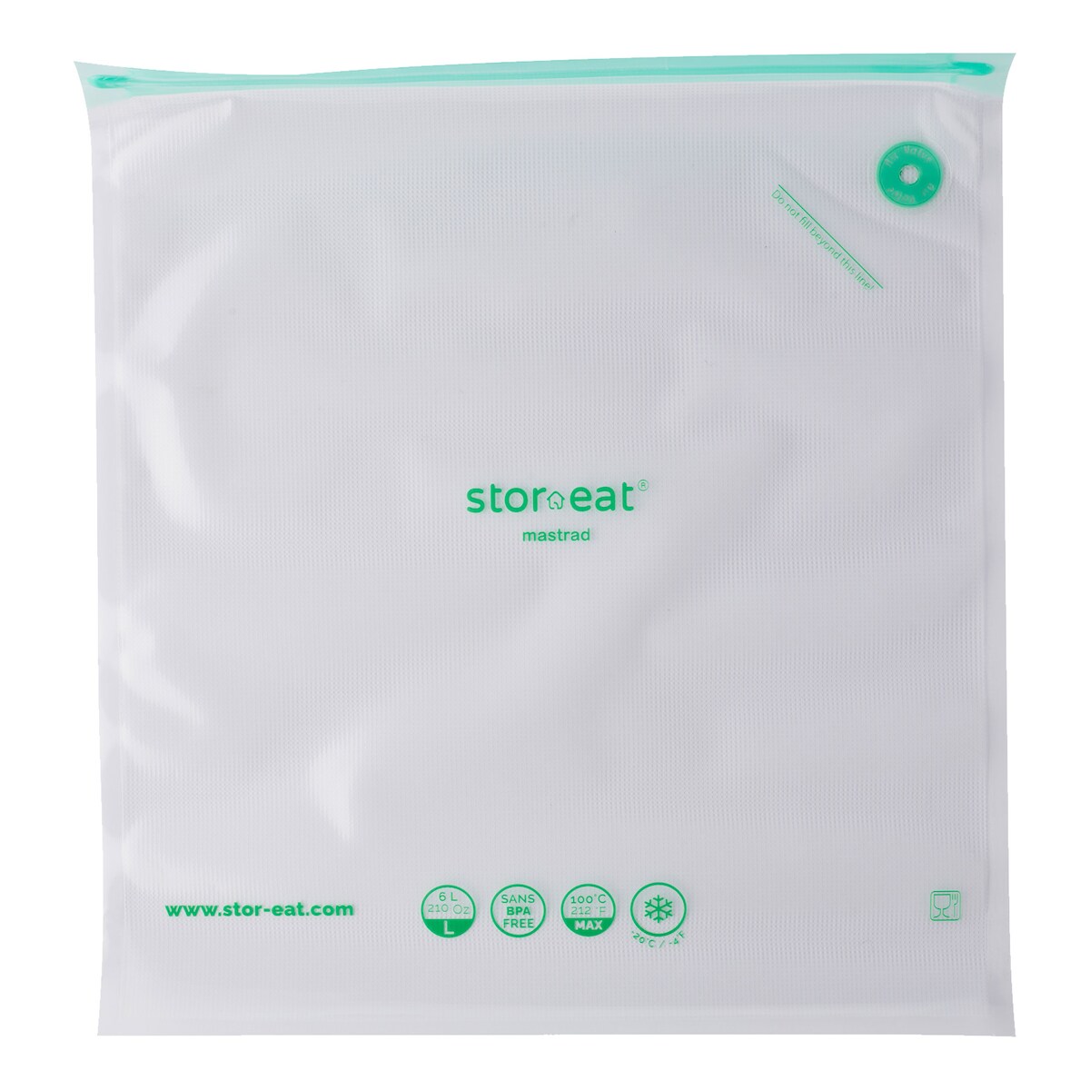 Mastrad Smart Vakuumbeutel Größe L, 10 Stück, 6 L, F93864 Image