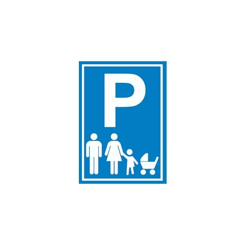 Parkplatz Eltern Kinderwagen Schild A5 (148x210mm)