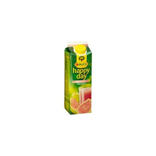 Happy Day Fruchtnektar Pink Guave 25 % Fruchtgehalt Tetra Pack 6 x 1 l (6 l)