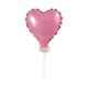 Kuchendeko Mini Folienballon Herz rosa