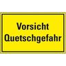 Schild I Hinweisschild Vorsicht Quetschgefahr, Kunststoff, 300x200mm