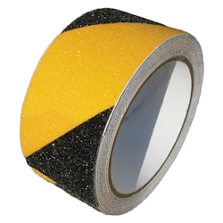 5x Antirutschband 25mm x 5m schwarz-gelb