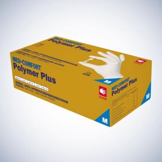 AMPri Med-Comfort Polymer Plus Latexhandschuh Größe S Image
