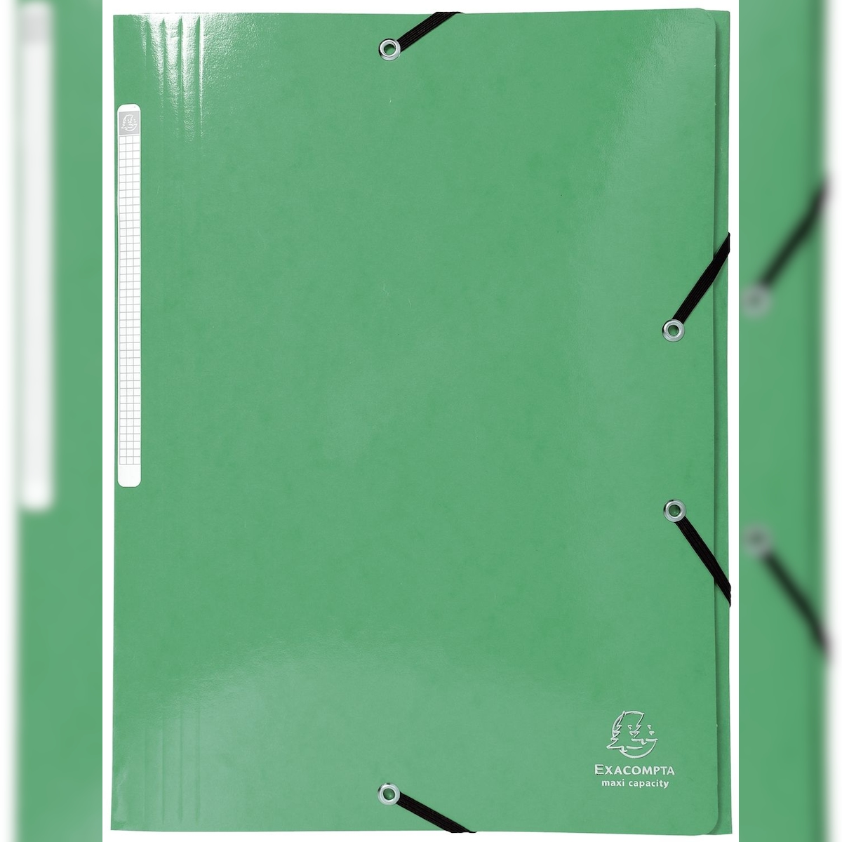 Exacompta Sammelmappe mit 3 Klappen und Gummizug Maxi Kapazität Manila-Karton 425g/qm Iderama A4 Image