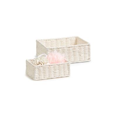 Zeller 2er Set Aufbewahrungskörbchen Aufbewahrungskorb Kinderzimmer Badezimmer Image