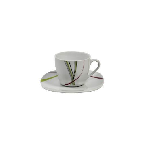 Kaffeetasse 20cl mit Untertasse 14,5cm Fashion