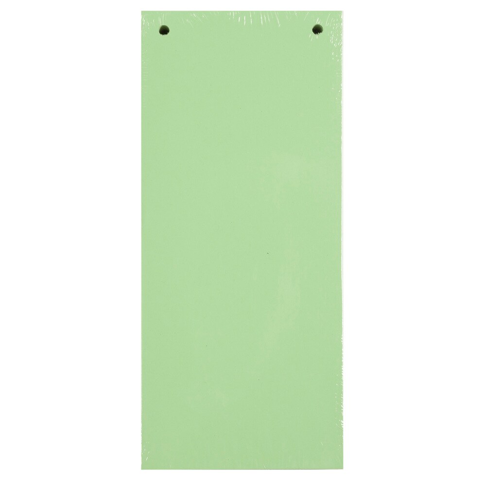 Exacompta Packung mit 100 Trennstreifen, 2-fach gelocht, 180g, 105x240mm Image