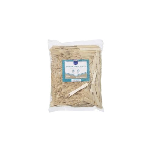 Metro Professional Snackgabeln, Holz, bioabbaubar, 8.5 cm, 1000 Stück
