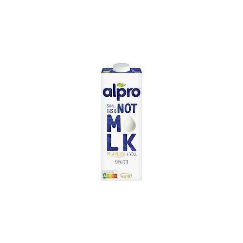 Alpro Not Milk Haferdrink 3,5% 8 x 1 l (8 l)