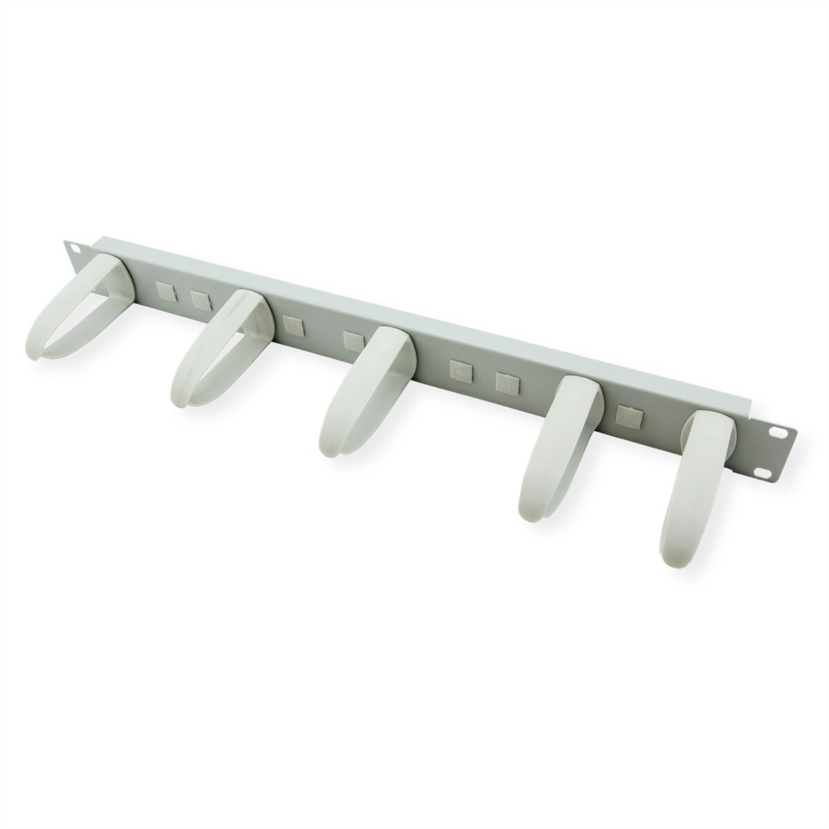 VALUE 19-Zoll-Frontplatte 1HE mit 5 Kabelösen, grau Image
