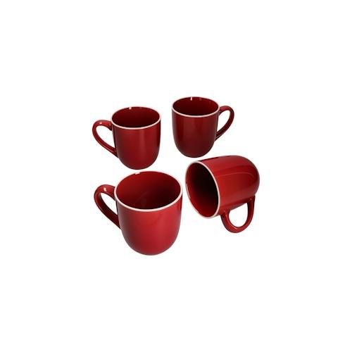 4er Set Linus Rot Kaffeebecher – 404128