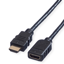 VALUE HDMI High Speed Verlängerungskabel, mit Ethernet, ST-BU, 5 m Image