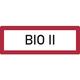 Feuerwehrschild, BIO II - DIN 4066 - 297x105x0.45 mm Aluminium geprägt