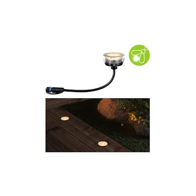 Paulmann Plug & Shine LED Bodeneinbauleuchte Floor Einzelleuchte Insektenfreundlich IP67 2200K 2W Silber 94721