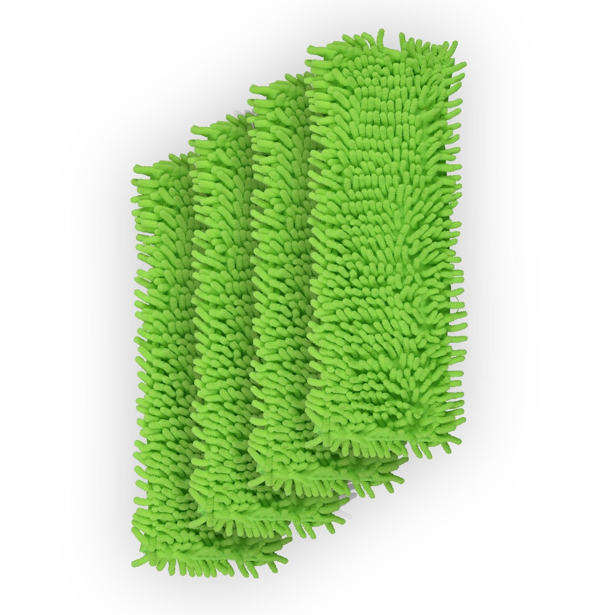 Bestlivings Ersatzbezug "Grün" für Bodenwischer ( 4er Pack ) - 40cm - Chenille Wischbezug, für alle gängigen Klapphalter - Bezug für alle Bodenarten Image