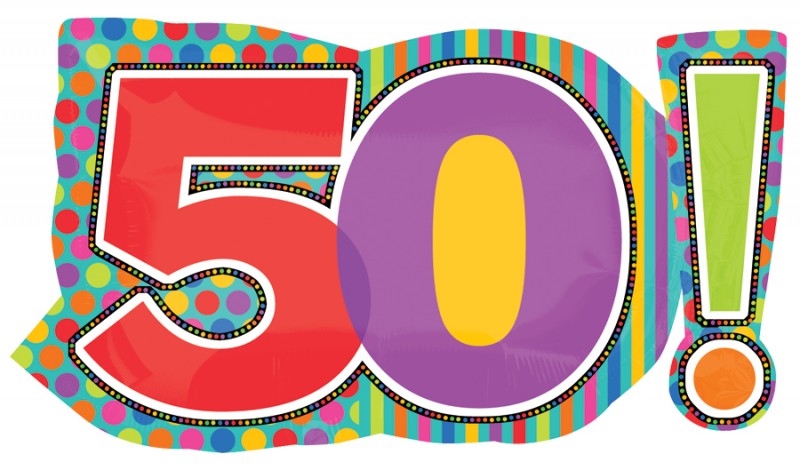 Folienballon `Dots & Stripes` 50 Shape Image