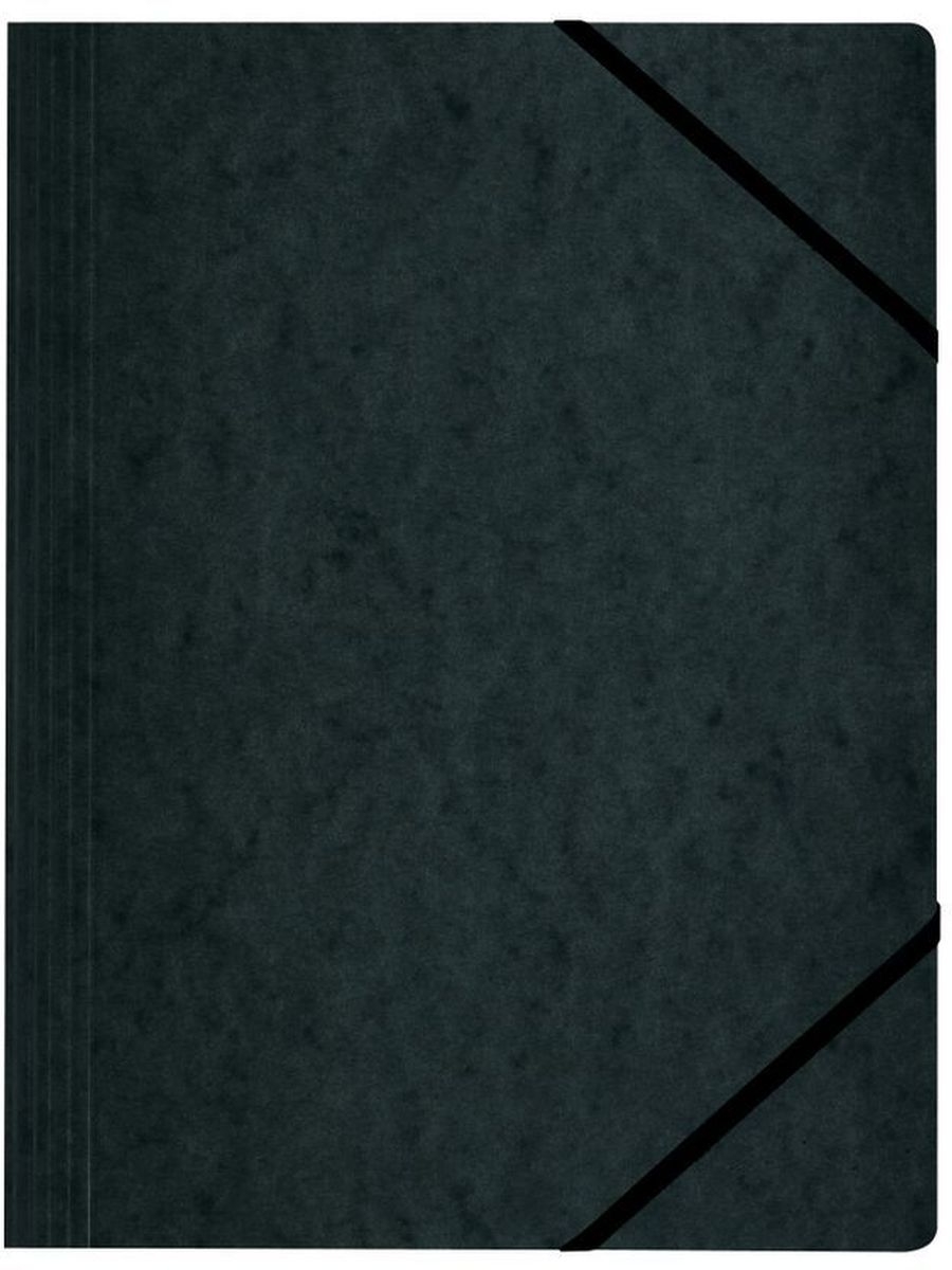 herlitz Eckspanner Karton A4 schwarz Image