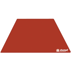 PROREGAL Kennzeichnungsaufkleber für Trapez-Einwurfklappen zur Farbcodierung, Korallenrot, Aufkleber, Piktogramm, Folie mit Symbolen Image