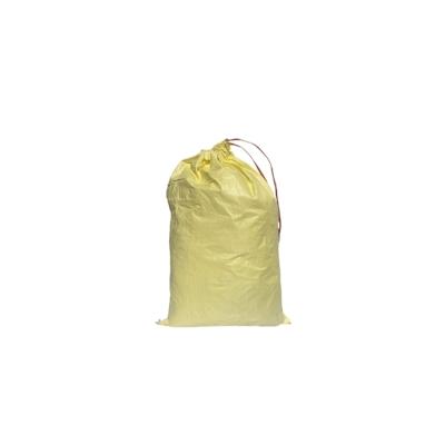 VEPATIM 100x Schwerlastsack Gewebesack Hochwassersack Getreidesack Lagersack PP mit rotem Streifen mit Band 500 x 800 mm 30kg gelb Image