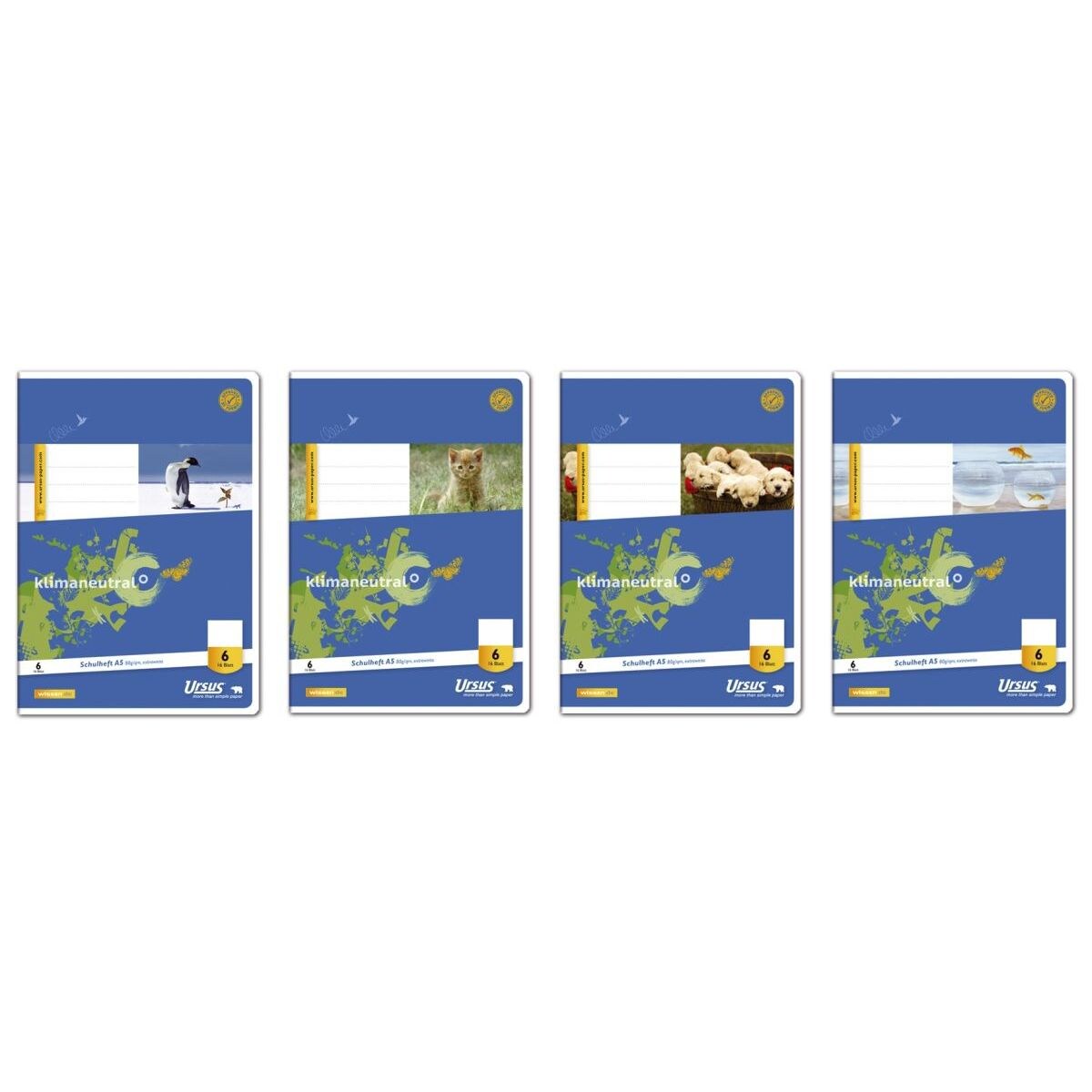 Heft LIN6 A5 16 Blatt 80g/qm blanko Image