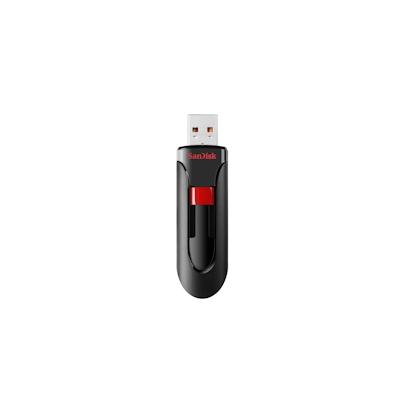 SanDisk Cruzer Glide USB-Stick 128 GB USB Typ-A 2.0 Schwarz, Rot