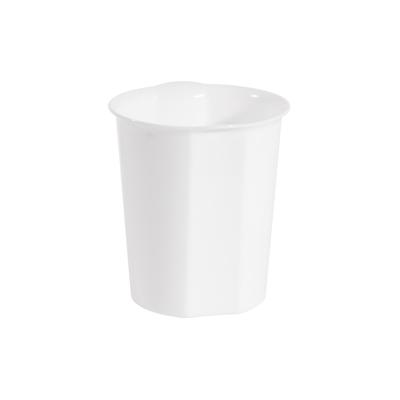 Contacto Tischabfallbehälter,aus weißem SAN-Kunststoff