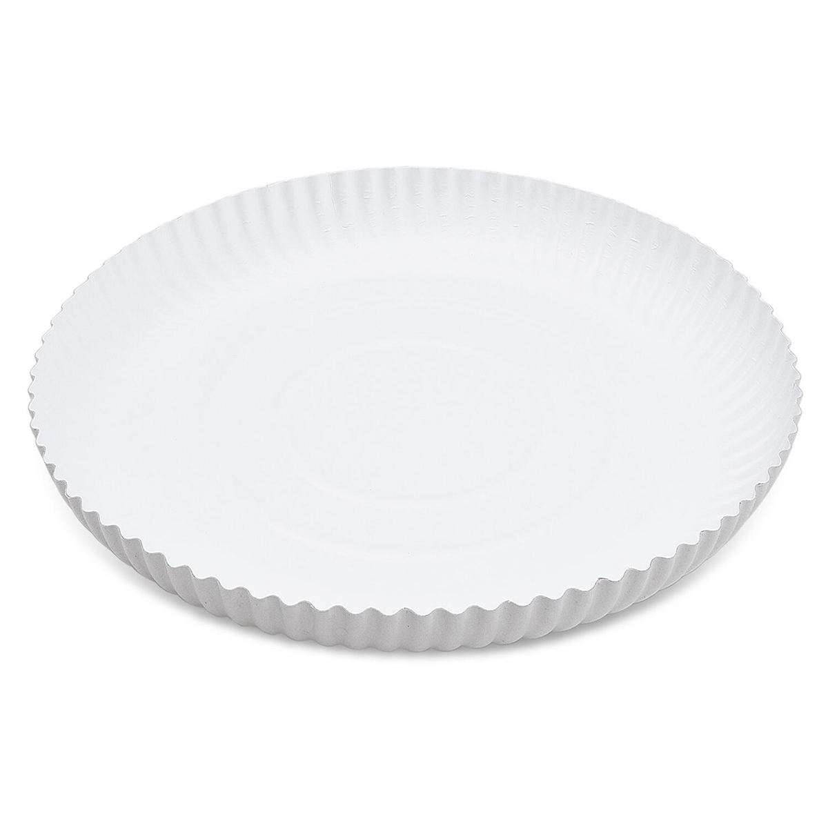 VEPATIM 50x BIONATURE Pappteller 'RECY' rund tief O32cm weiß Image