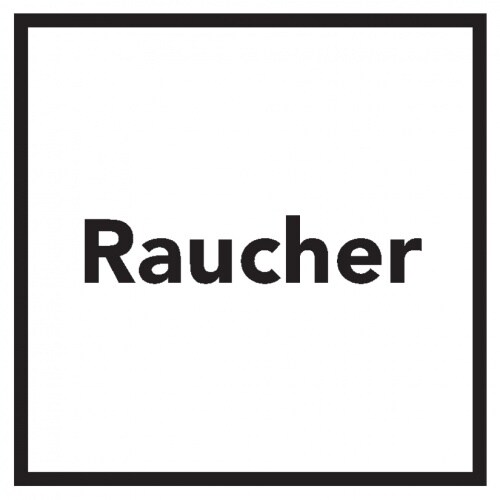 Aufkleber I Türschild Piktogramm Raucher, Folie, selbstklebend, 150x150mm Image