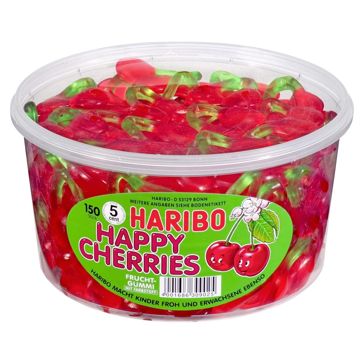 Haribo Happy Cherries 150 Stück (1,2 kg) Image