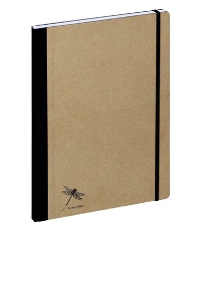 Notizbuch A4 Pur, 192 Seiten, kariert, natur Image