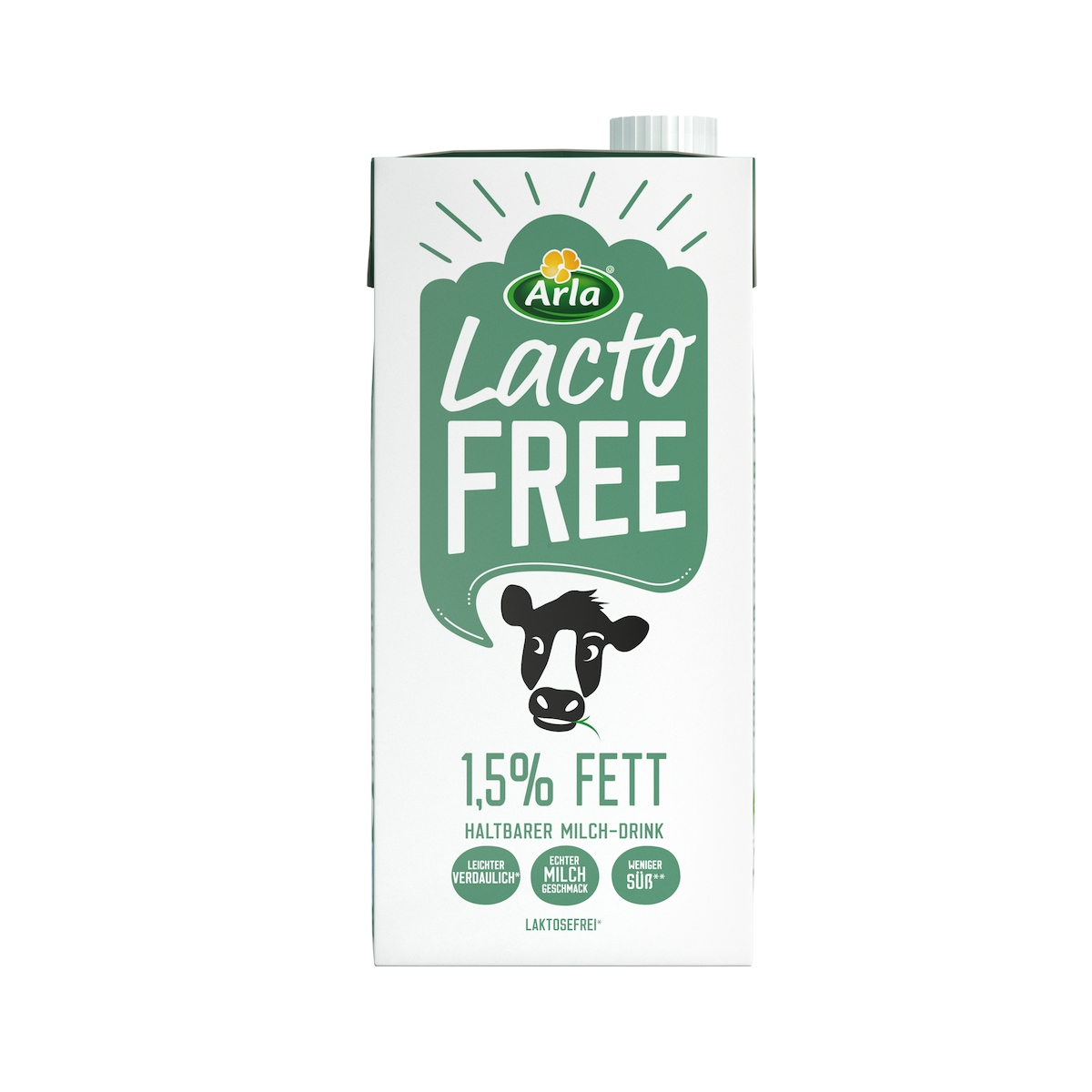 Arla LactoFREE Laktosefreie H-Milch 1,5% Fett 10 x 1 l (10 l) Image