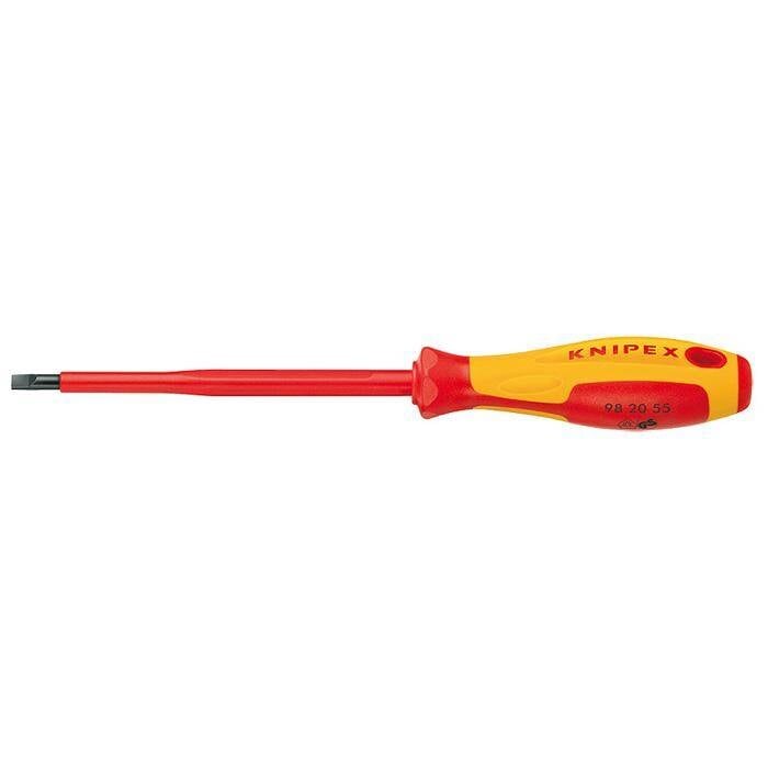 Knipex VDE VDE Schlitz-Schraubendreher Klingenbreite: 3 mm Klingenl?nge: 100 mm DIN EN 6090 98 20 30 Image