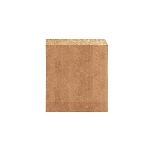 DeinPack Snacktaschen Papier I Burger Papier fettdicht I Dönertasche, Burgerpackpapier 16x16 cm I 1000 Stück, braun