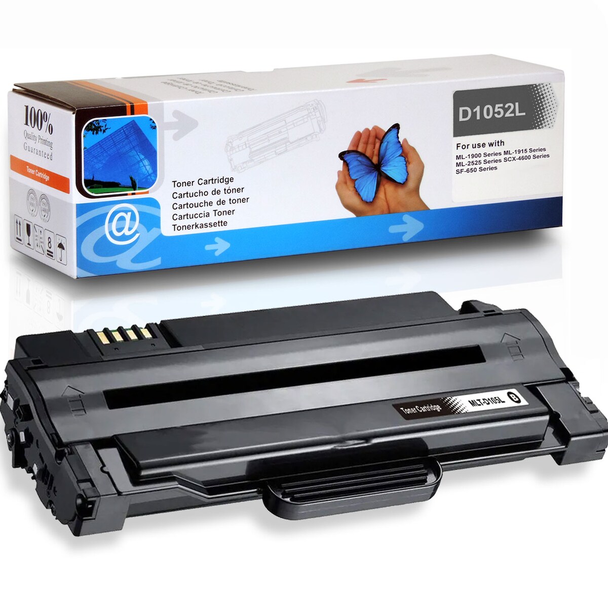 D&C Toner für Samsung ML-2540 R Tonerkassette Schwarz 2.500 Seiten kompatibel Samsung ML-2540R Drucker MLT-D1052L Image