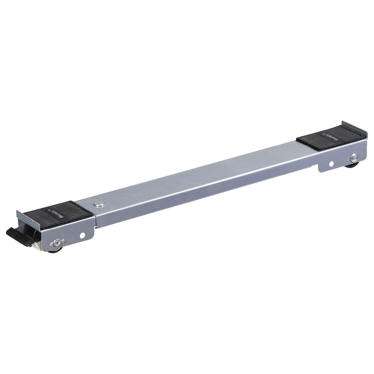 WAGNER Transporthilfe SCHIENE - 44-70 x 5 x 4 cm, ausziehbar, Stahl, silber, Räder Ø 30 mm, Tragkraft 150 kg- 20119701 Image