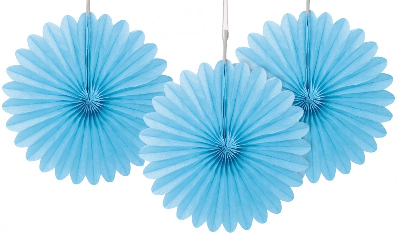 3 Dekofächer hellblau Image