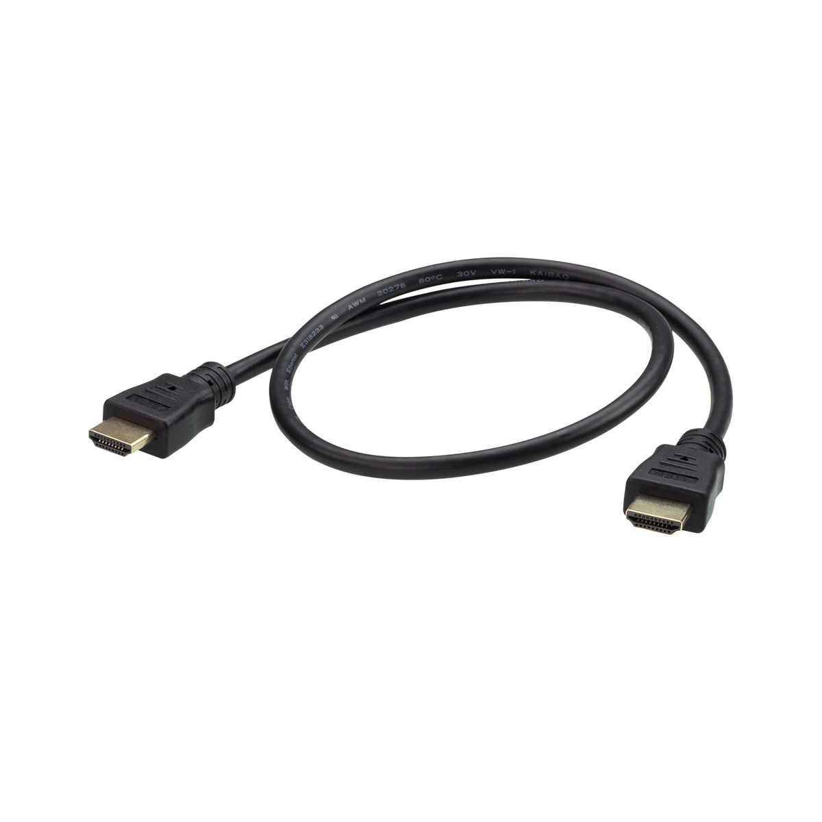 ATEN 2L-7DA6H High Speed True 4K HDMI Kabel mit Ethernet, schwarz, 0,6 m Image