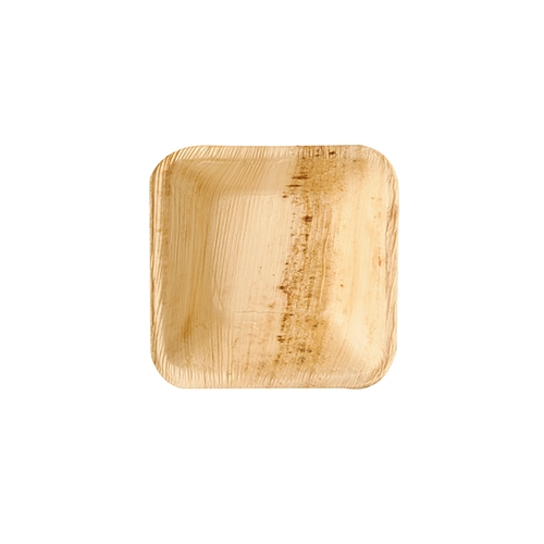 PAPSTAR 25 Schalen, Palmblatt "pure" eckig 40 ml 8 cm x 8 cm x 2 cm Image