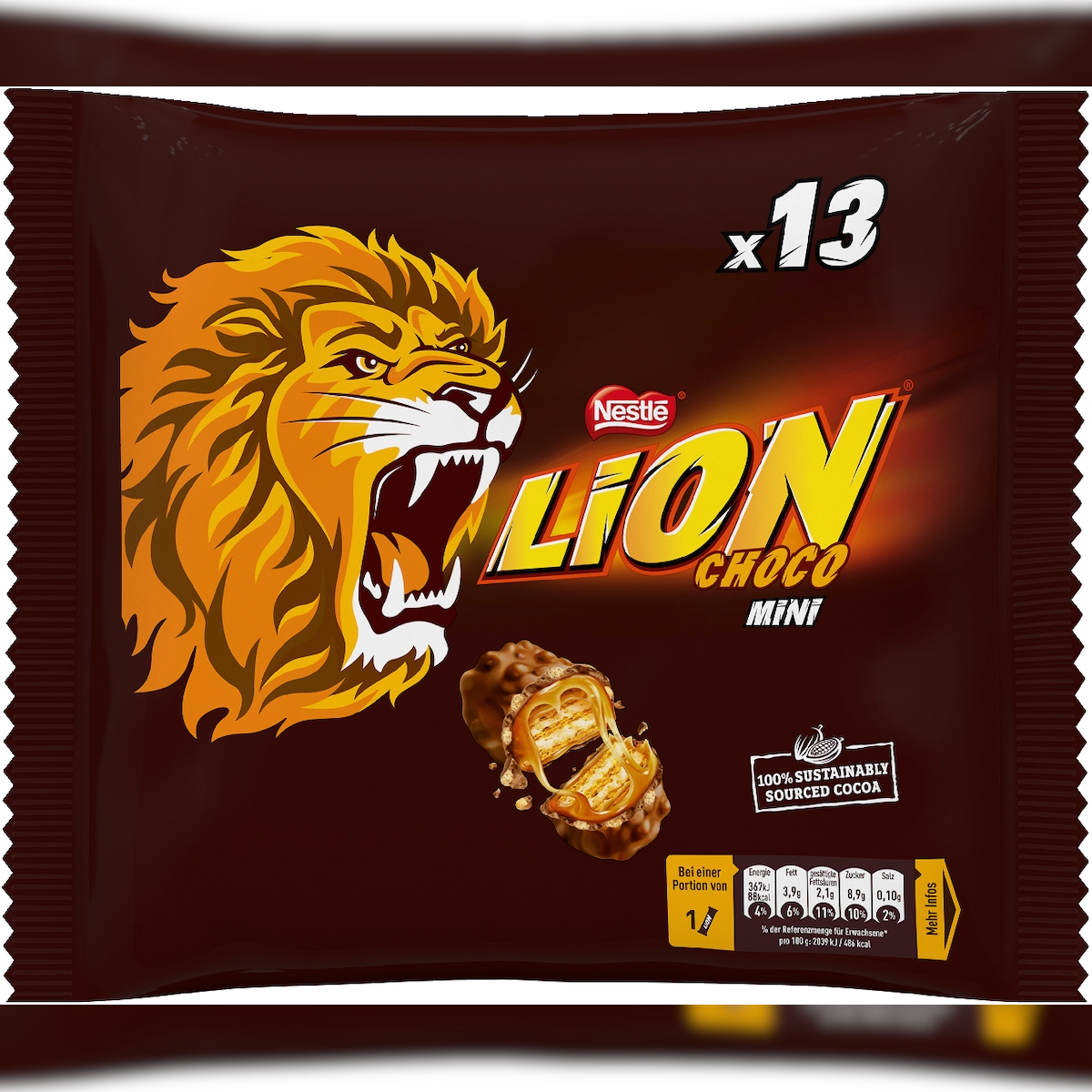 Nestlé Lion Schokoriegel Minis 13 Riegel (234 g) Image